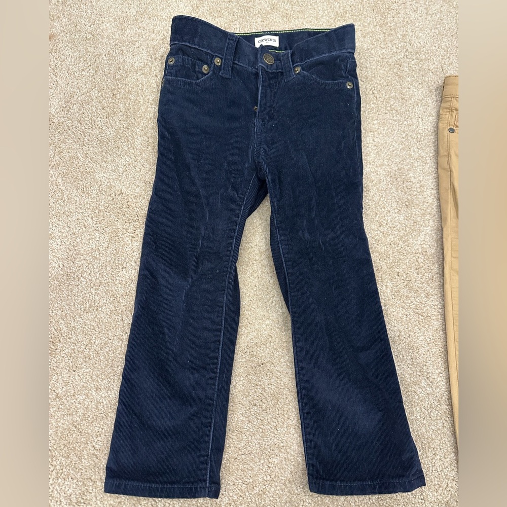 Crewcuts Navy Corduroy Trousers